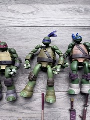 Kaiyodo Revoltech Teenage Mutant Ninja Turtles 2012 Set Of 4 INCOMPLETE