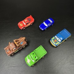 Disney Pixar Cars Diecast Toy car Lot of 5 Mixed – damage Lot *Read Desc