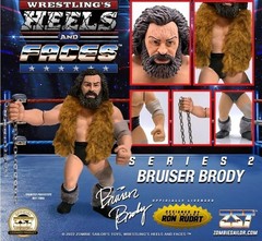 Bruiser Brody Rare Pre-Order Varient w/Fur Vest & Chain New In Package By ZST