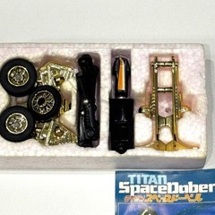 Takara Microman Titan Space Dobel Vintage Transforming Mecha Showa Used Japan