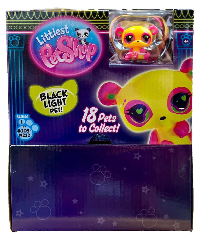 LITTLEST PET SHOP BLACK LIGHT EXCLUSIVE UNRELEASED OFFICIAL BLIND BOX [24 PACKS]