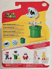 WORLD OF NINTENDO SUPER MARIO 4″ FIGURE BONE PIRANHA PLANT with COIN SHIPS FAST