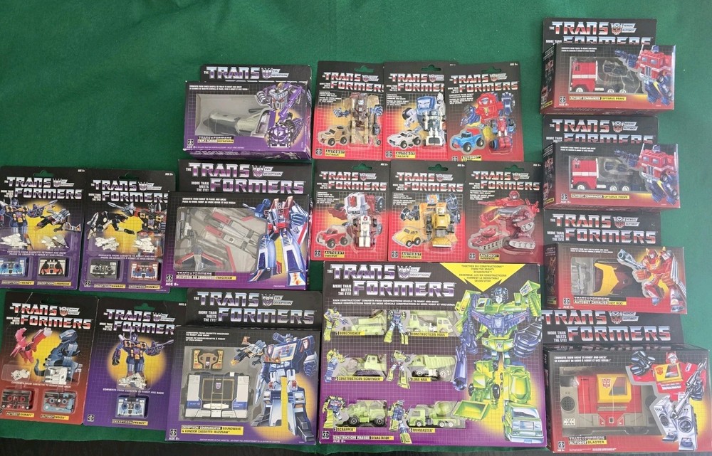 Transformers G1 Reissue Walmart Lot New Sealed