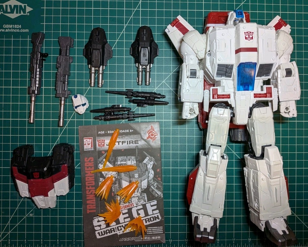 Transformers Jetfire Siege Commander Class Complete