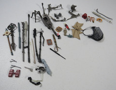 Lot Of Vintage LFL / Other 3.75 Figure Star Wars 90’s Toy Weapon Accessories