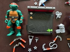 Playmates 1988 Remastered TMNT Leonardo Raphael Michelangelo Donatello Bumpy
