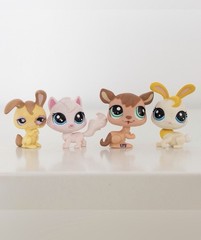Authentic Littlest Pet Shop LPS Lot of 29 Hasbro Figures Cocker Spaniel #156