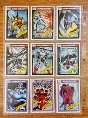 1991 Xmen Action Figures Complete Set Includes Complete Set Of Promo Cards
