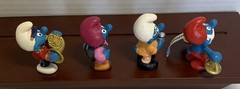 Schleich Peyo Germany 2000-2009 Smurfs Lot Of 4