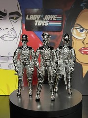 NEW 2026 Gi Joe LadyJayeToys Silver Chrome Red Shadow Trooper