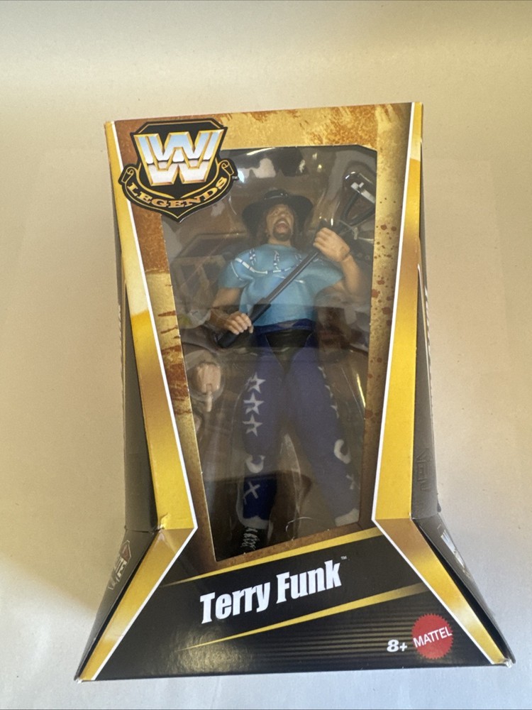 Mattel WWE Elite Legends Terry Funk Wrestling Figure New In Box