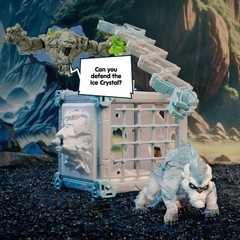 Kids 7+ Eldrador Snow Slasher Playset 48Pc Action Figure for Imaginative Play
