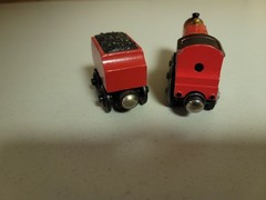 Thomas Wooden Railway Battery Powered James Train Good Condition Works!