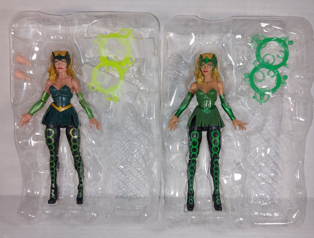 Marvel Legends ENCHANTRESS 6″ Figure LOT OF 2 Different Figures No Packaging