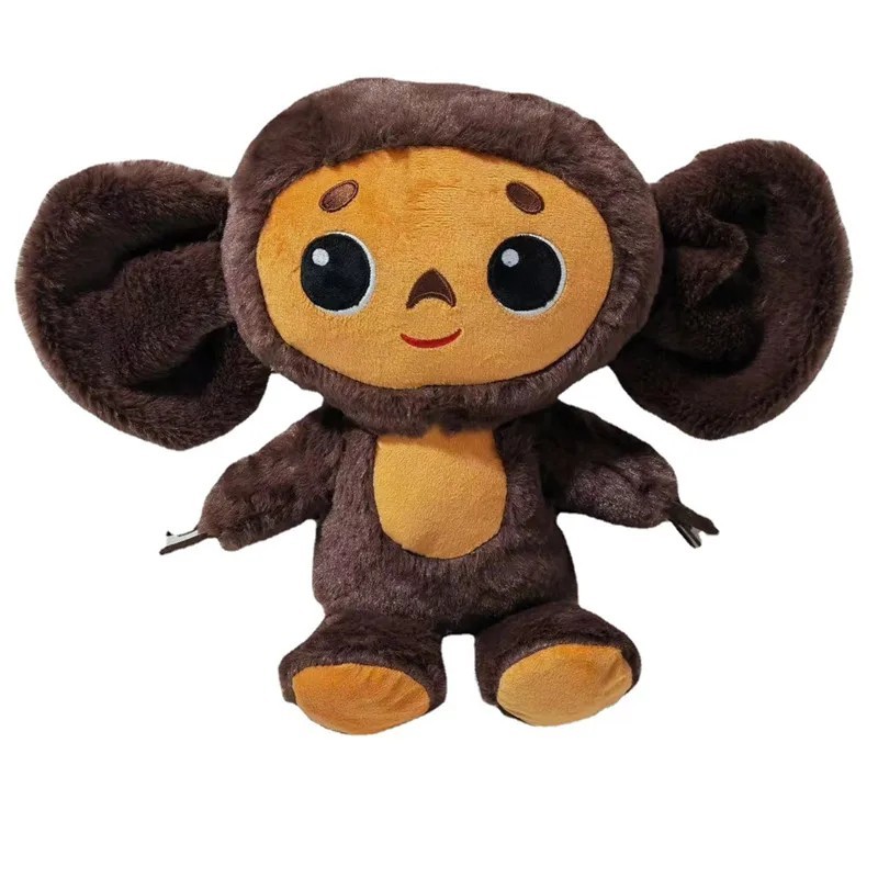 Cheburashka Doll Russian Cartoon Plush Toy Stuffed Чебурашка Мягкая Игрушка