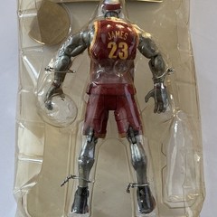 Jazware NBA Heroes Series 1 Lebron James Cleveland 6” Silver Action Figure