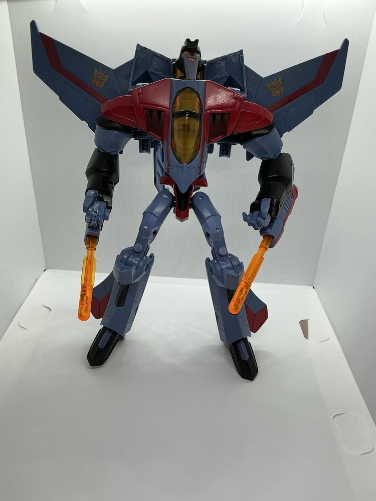 Transformers Animated Starscream Complete Hasbro 2009 Voyager Class