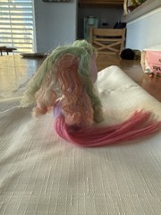 Vtg Little Pretty Kitty Heaven Heart RARE Mattel Show Offs Purple Pink Cat Toy