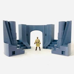 Custom Jedi Classroom Learning Chamber Diorama for 3.75 inch (1:18) Figures