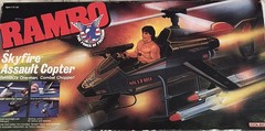 RAMBO: The Force of Freedom Skyfire Assault Copter 1985 SEALED BOX NEVER OPENED