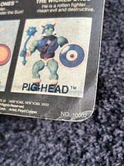 Olmec Rulers of the Sun Pig-Head Pig Action Figure Shield Mace Comic 1985