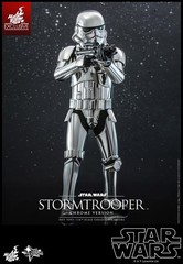 Movie Masterpiece Star Wars 1/6 Stormtrooper Chrome Ver Action Figure Hot Toys
