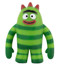 (Set of 2) World’s Smallest STRETCHIES YO GABBA! Squish Fidget Foofa Brobee Toy