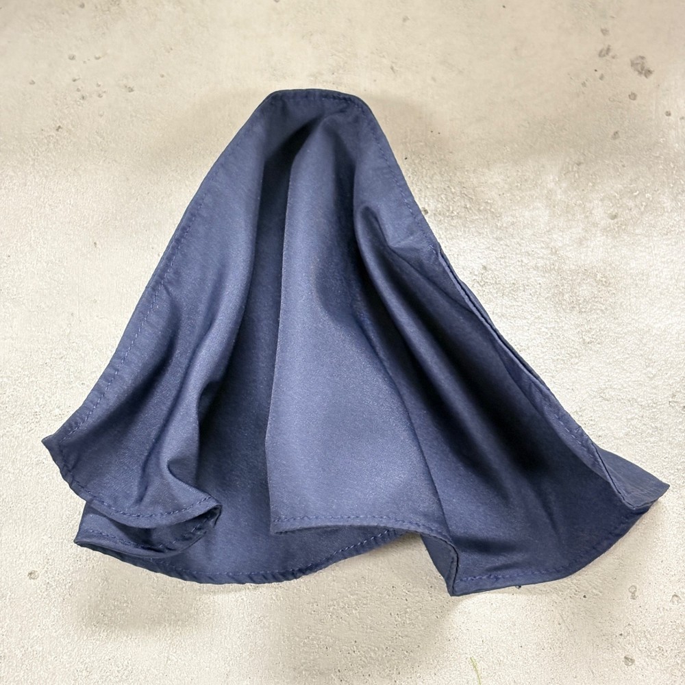 PB-C-NAV: 1/12 scale Navy Blue wired cape for 6″ action figure