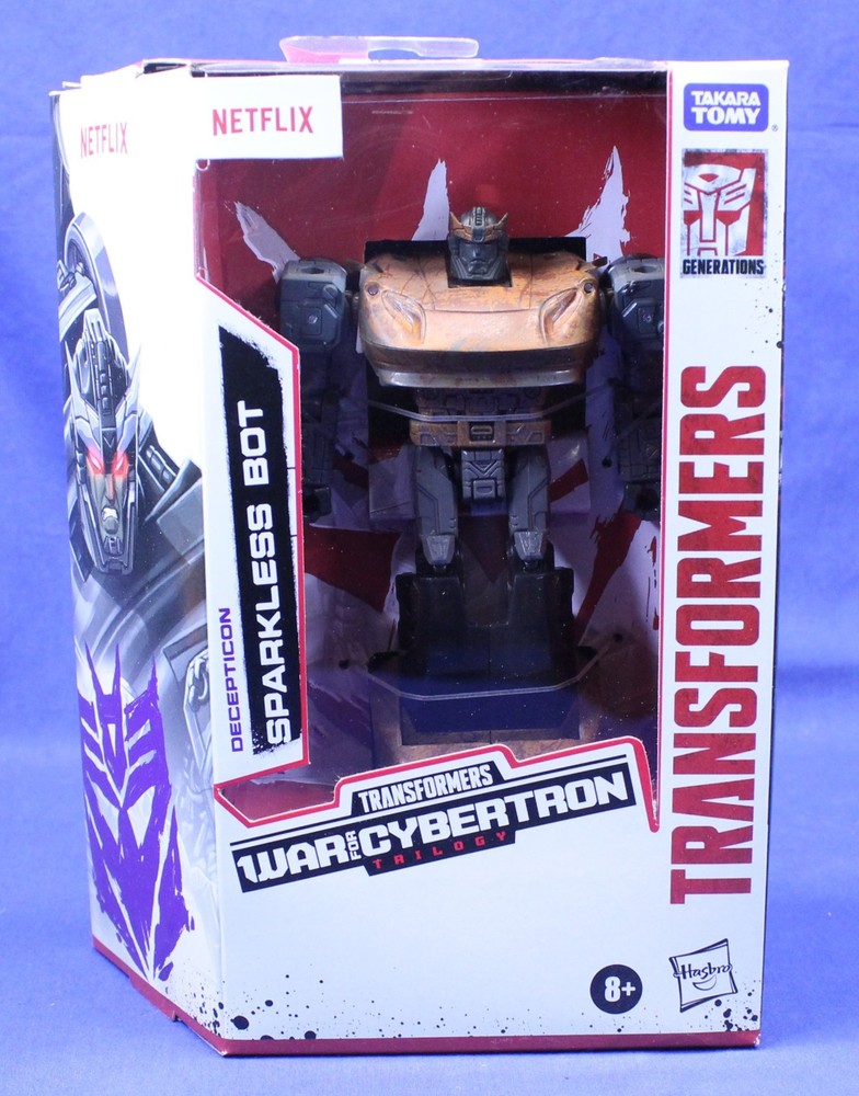 Hasbro Transformers Netflix War for Cybertron Decepticon Sparkless Bot New