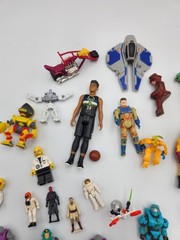 Large Mixed Lot Action Figures & Vehicles Star Wars Halo NBA LEGO GI Joe Vtg D1