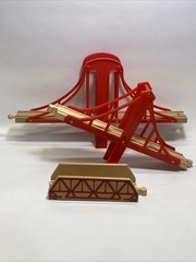 Huge Wooden Train Track Lot Approx. 101 Pieces Melissa & Doug Thomas And Brio