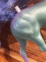 1996 Empire Fantasy Fillies 3” MINI Filly Pegasus MERI CELESTE Pink Blue Marchon
