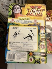 WCW Action Figure TNT T-Shirts ‘N Tattoos Complete Set Of 4 Sealed Vampiro 2000