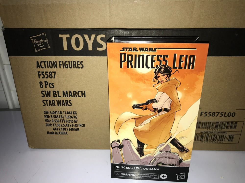 Star Wars The Black Series 6″ Princess Leia Organa Action Figure COMIC SERIES