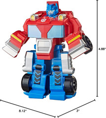 Transformers Playskool Heroes Rescue Bots Academy Team Optimus Prime, 4.5-Inch