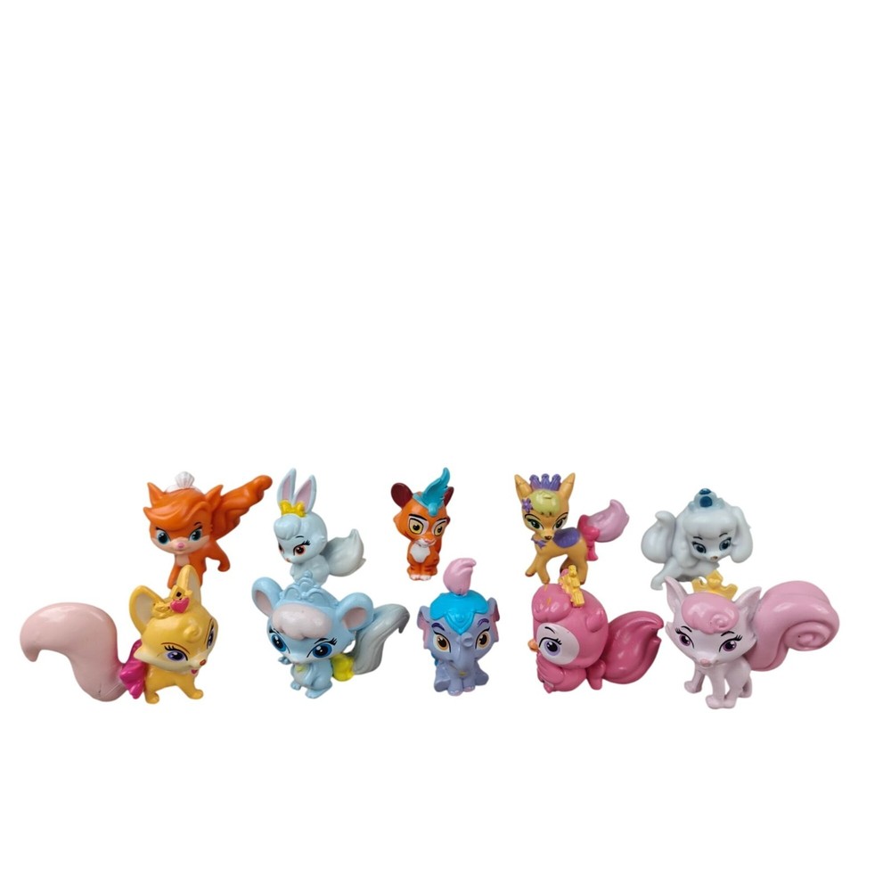 Disney Whisker Haven Tales Princess Palace Pets Mini Figures Lot Of 10