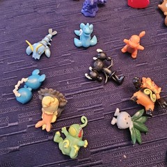 Small Figures, Lot of 30, Most About 1-Inch In Length, Mostly Pokémon, See Pics