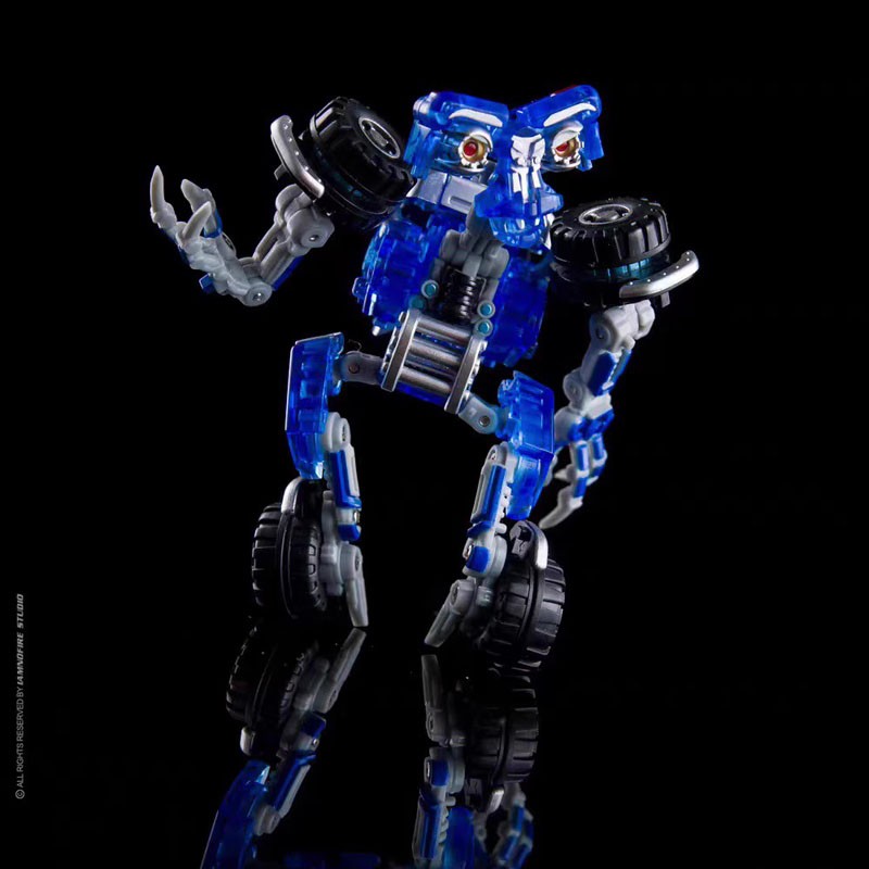 DR.WU MC03T Little Monster Wheelie Trucks Robot Action Figure TOY 8CM in stock