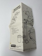 1989 TMNT Turtle Flush-o-matic Instructions Blueprints Vintage Playmates