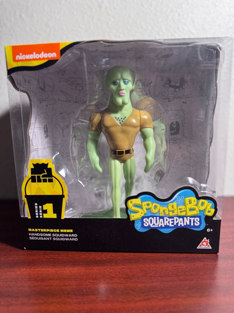 SpongeBob Squarepants Masterpiece Meme 8″ Handsome Squidward Series 1 Figure