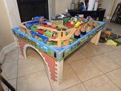 Thomas the train Ultimate bundle– Train table, tracks, and more included