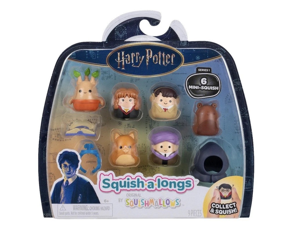 Squish-a-longs Harry Potter Mini-Squish + Accessories set fidget Squishmallows
