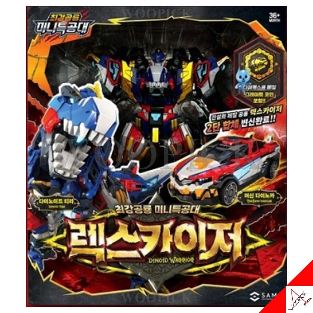 Miniforce Dinoid Warrior REX KAISER Transformer Robot Body Toy Rexkaiser 2025