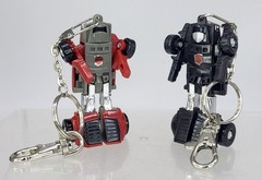 Transformers G1 WINDCHARGER Minibot Takara keychain + rare black chase 2003