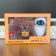 Wall-E And Eve Mini Robot Movable Action Figure Party Toys Gift New in Box