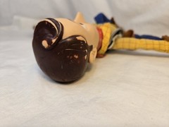 Disney Pixar Toy Story Fire Fightin’ Woody Soft Doll 2004 Drawstring WORKS READ