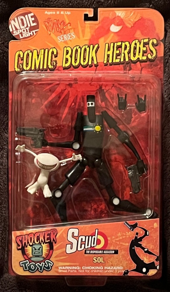 Scud Disposable Assassin Sol Indie Spotlight Maxx Series Shocker Toys Figure New