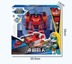 Tobot V Galaxy Detectives Agent Titan Transforming Vehicles Robot Figure Toy
