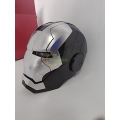 AUTOKING Iron Man Helmet MK5 1:1Wearable Voice Control Cosplay Mask Matte Silver