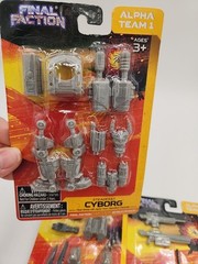 Final Faction Alpha Team 1 Mixed Lot Of 5 Packs of Weapons Accessories